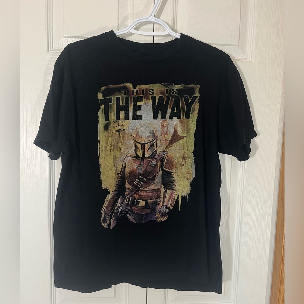 Star Wars “This Is The Way” Large Black Tshirt - Picture 2 of 3